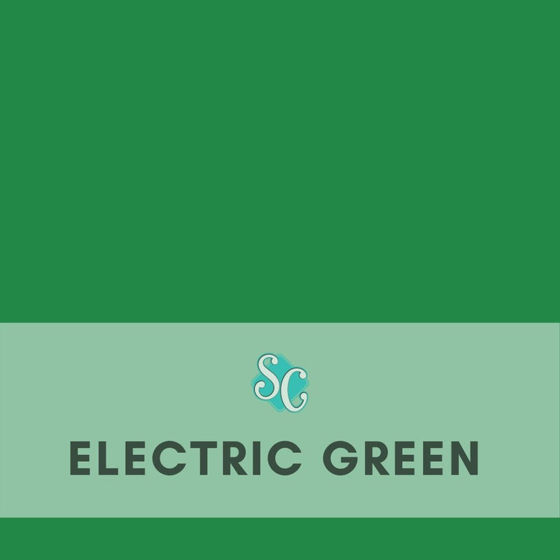 Electric Green / Pie Cuadrado (12"x12")