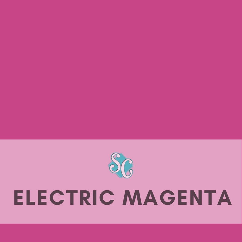 Electric Magenta / Pie Cuadrado (12"x12")