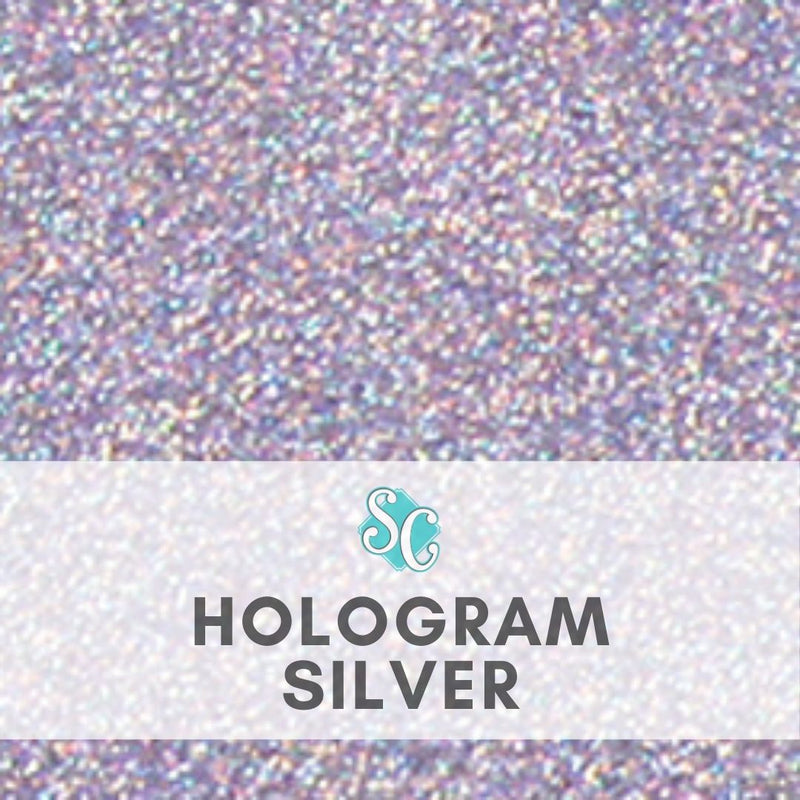 Hologram Silver / Yarda (12"x36")