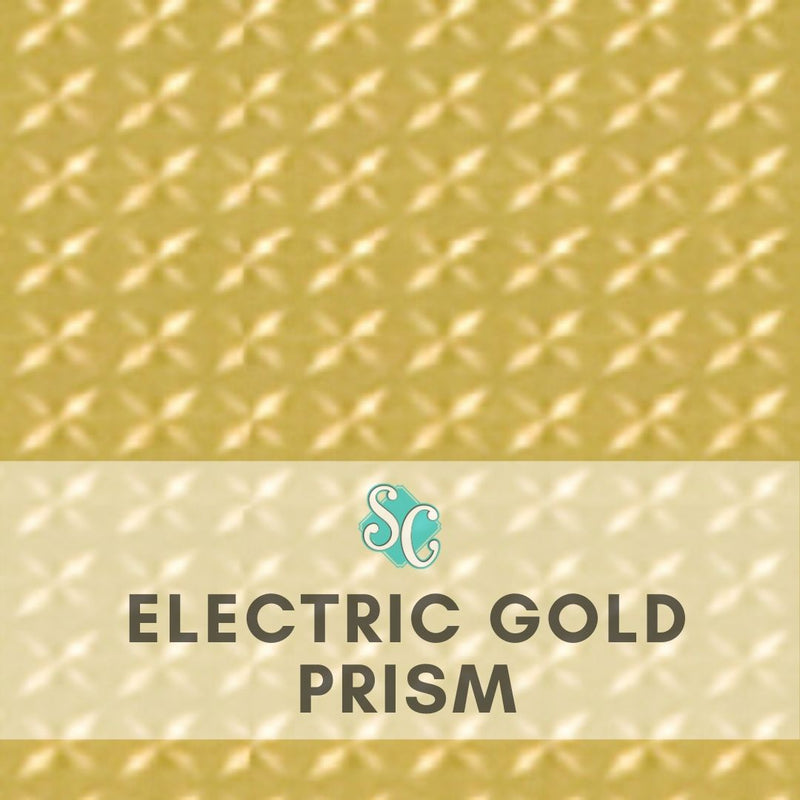 Electric Gold Prism / Pie Cuadrado (12"x12")