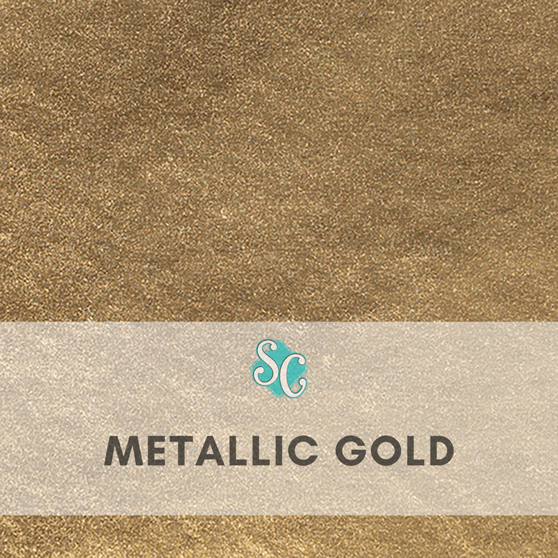 Metallic Gold / Pie Cuadrado (12"x12")