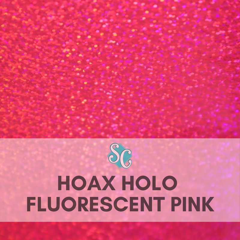 Fluorescent Pink (Hoax Holo) / Pie Cuadrado (12"x12")