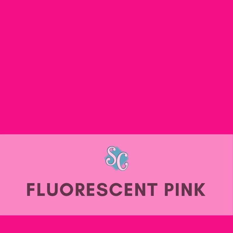 Fluorescent Pink / Pie Cuadrado 12"x 12"