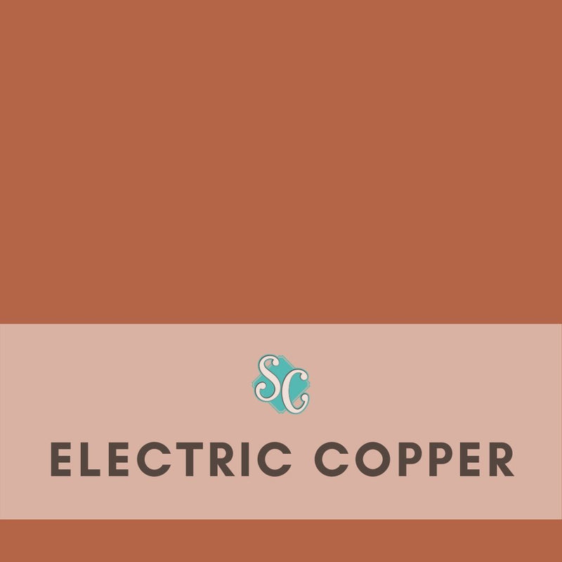 Electric Copper / Pie Lineal (12"x15")