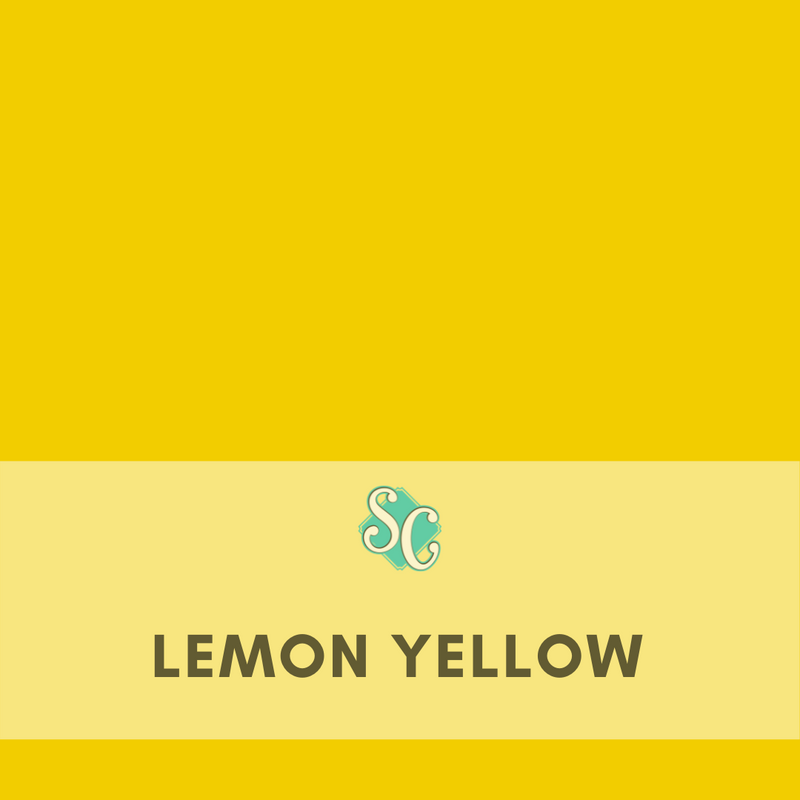 Lemon Yellow / Pie Lineal (12"x15”)