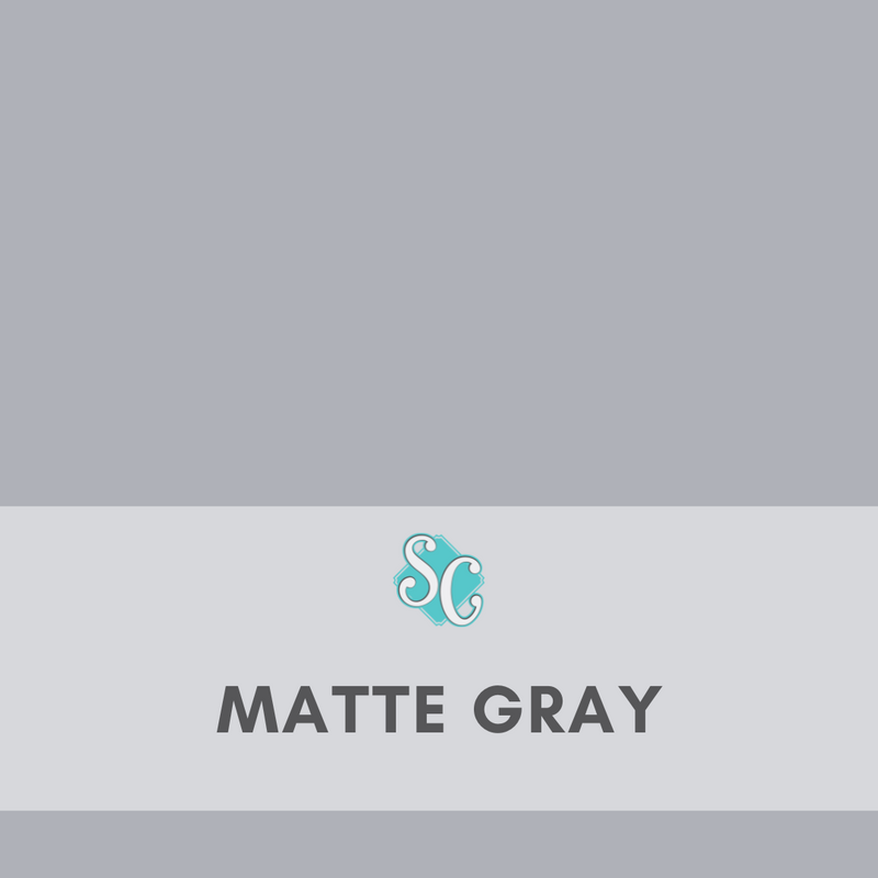 Matte Gray / Yarda (12"x36")