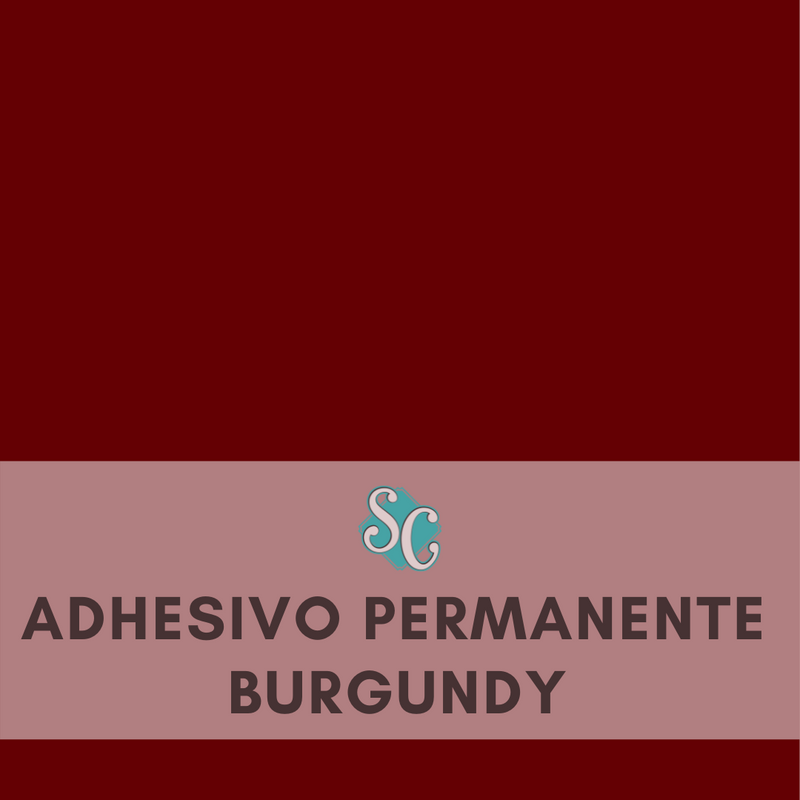 Burgundy / Pie Cuadrado (12"x12")