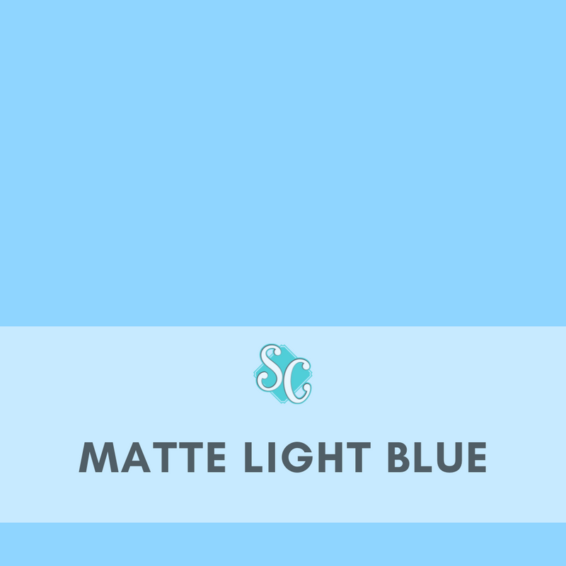 Matte Light Blue / Yarda (12"x36")