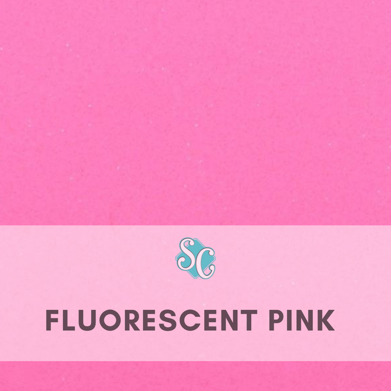 Fluorescent Pink / Pie Cuadrado (12"x12")