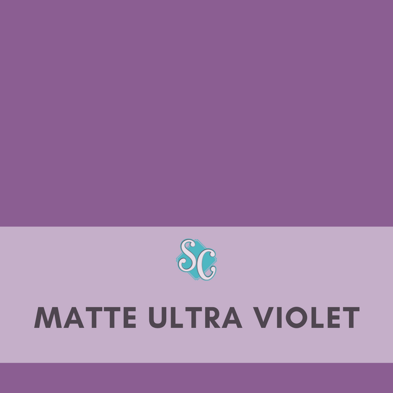 Matte Ultra Violet / Yarda (12"x36")
