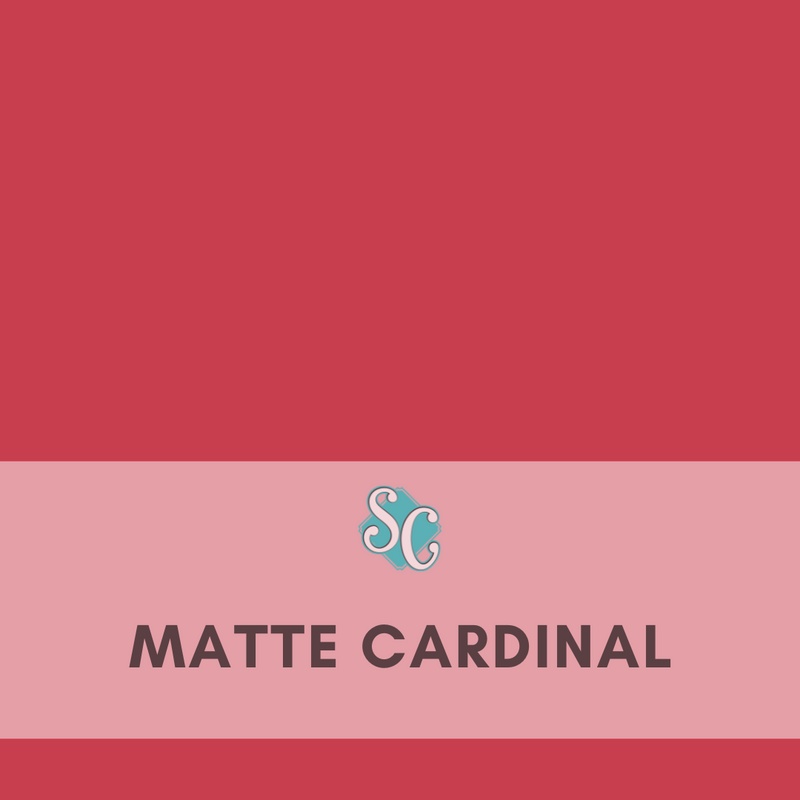 Matte Cardinal / Yarda (12"x36")