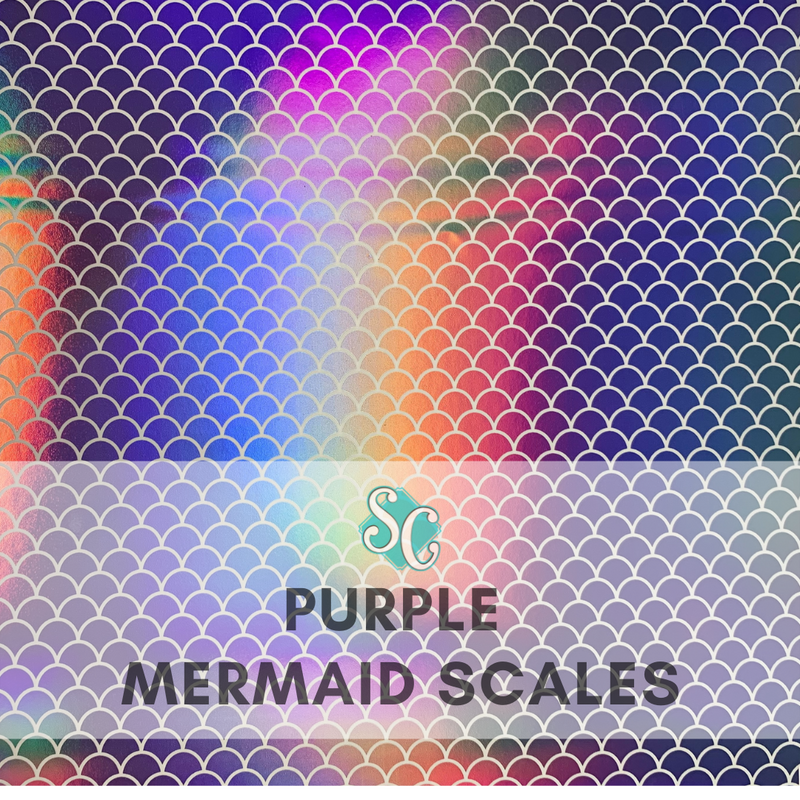 Purple Mermaid Scales / Yarda