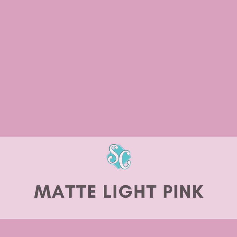 Matte Light Pink / Pie Cuadrado (12"x12")