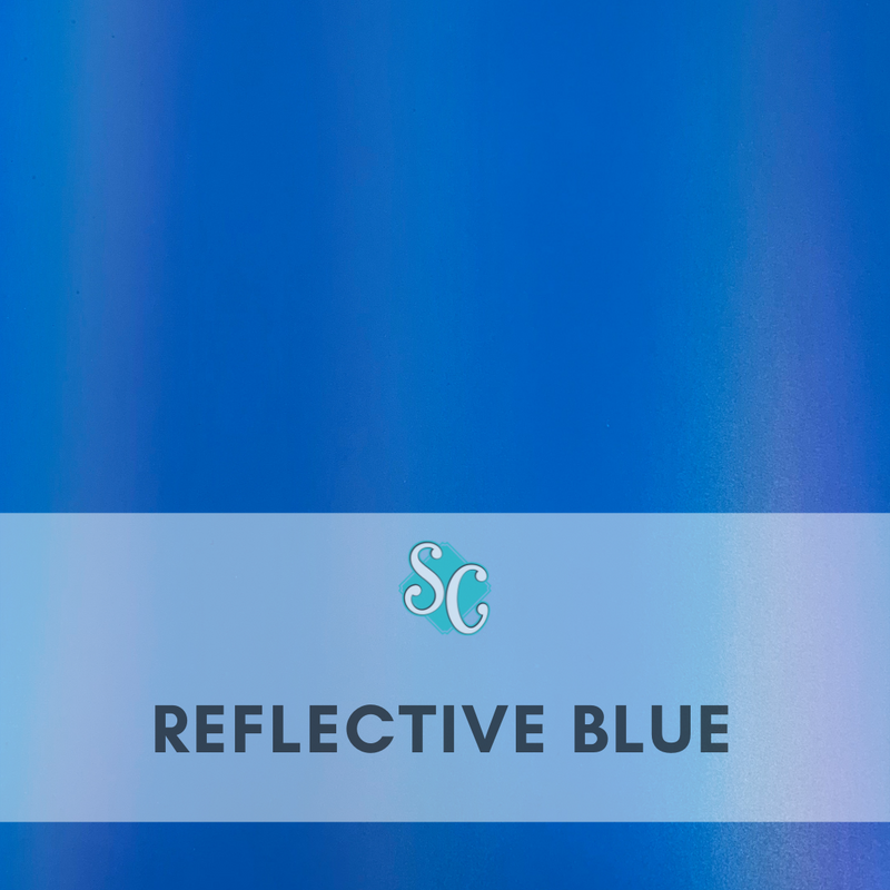 Reflective Blue / Pie Cuadrado (12"x12")