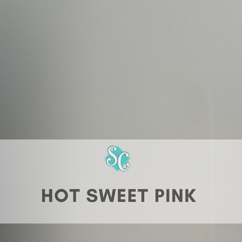 Hot Sweet Pink (Pie Cuadrado 12"x12")