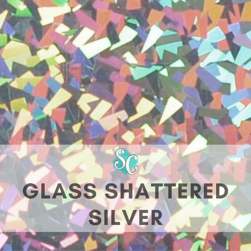 Glass Shattered Silver / Yarda