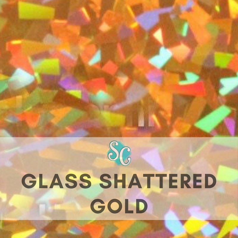 Glass Shattered Gold / Yarda