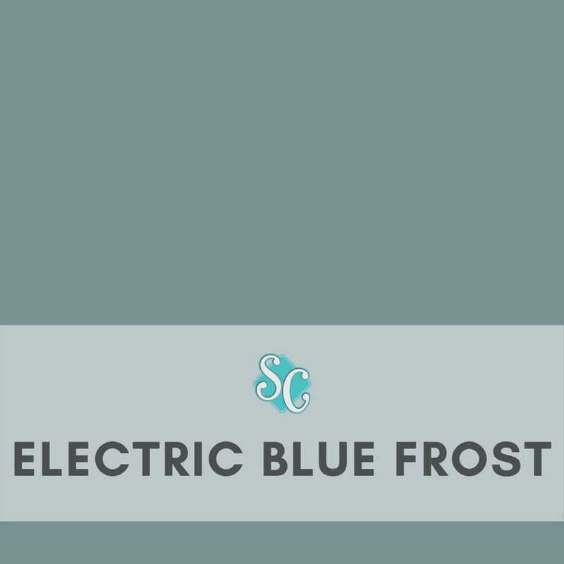 Electric Blue Frost / Pie Cuadrado (12"x12")