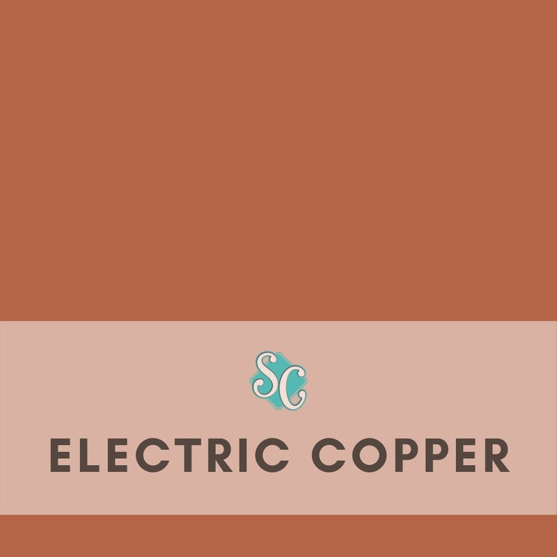 Electric Copper / Pie Cuadrado (12"x12")