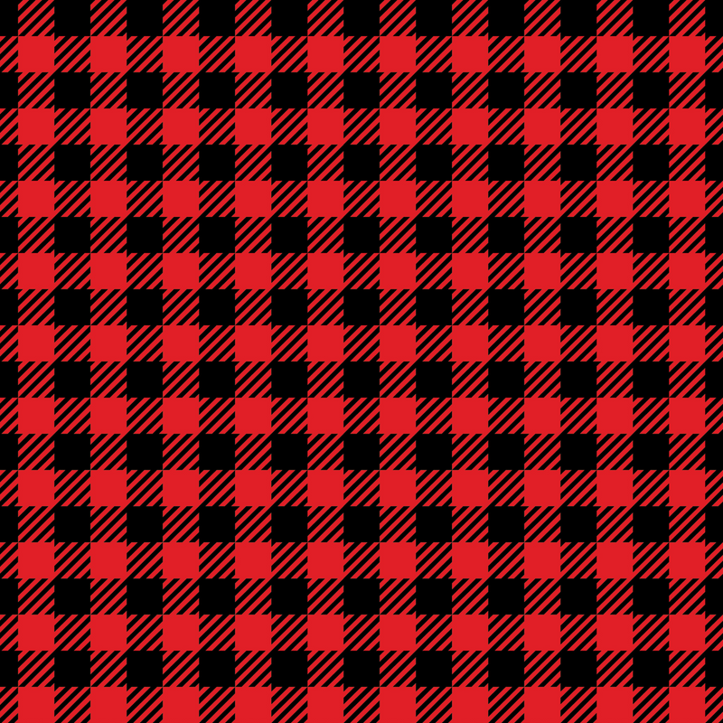 Red Flannel / Pie Cuadrado (12"x12")
