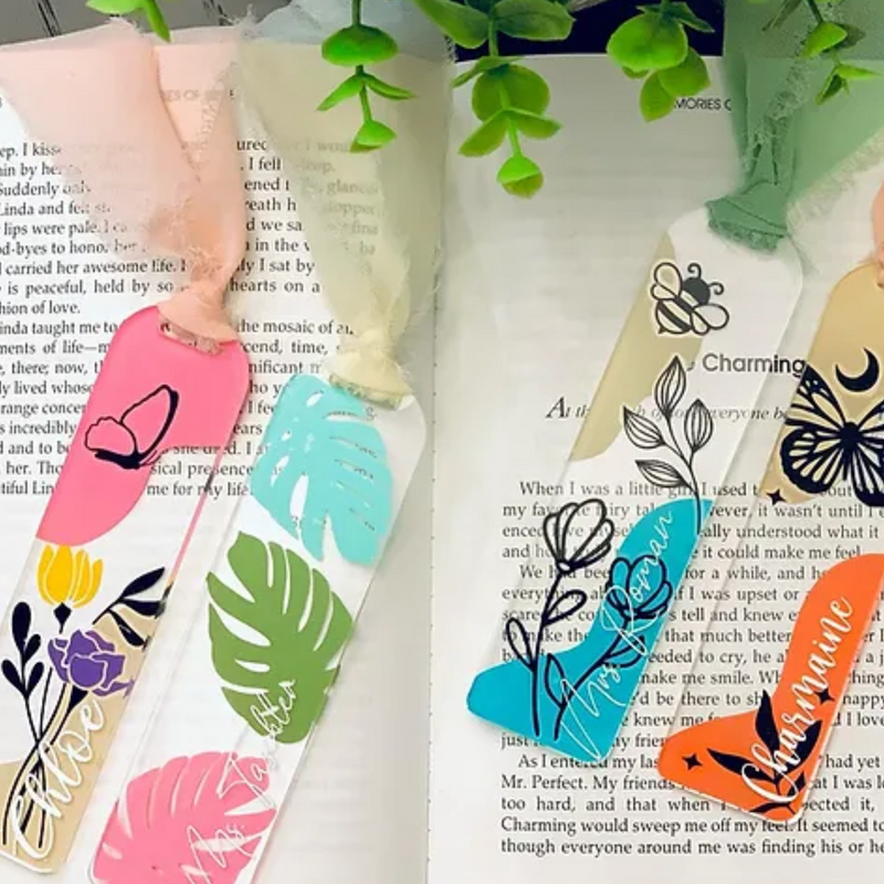 Bookmark de Acrilico Transparente