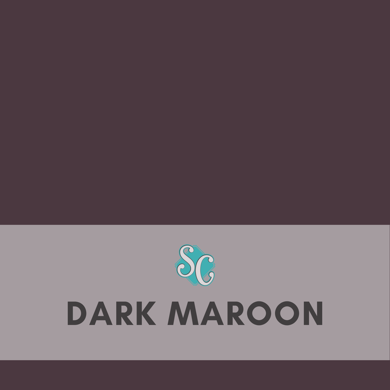 Dark Maroon / Pie Cuadrado (12"x12")