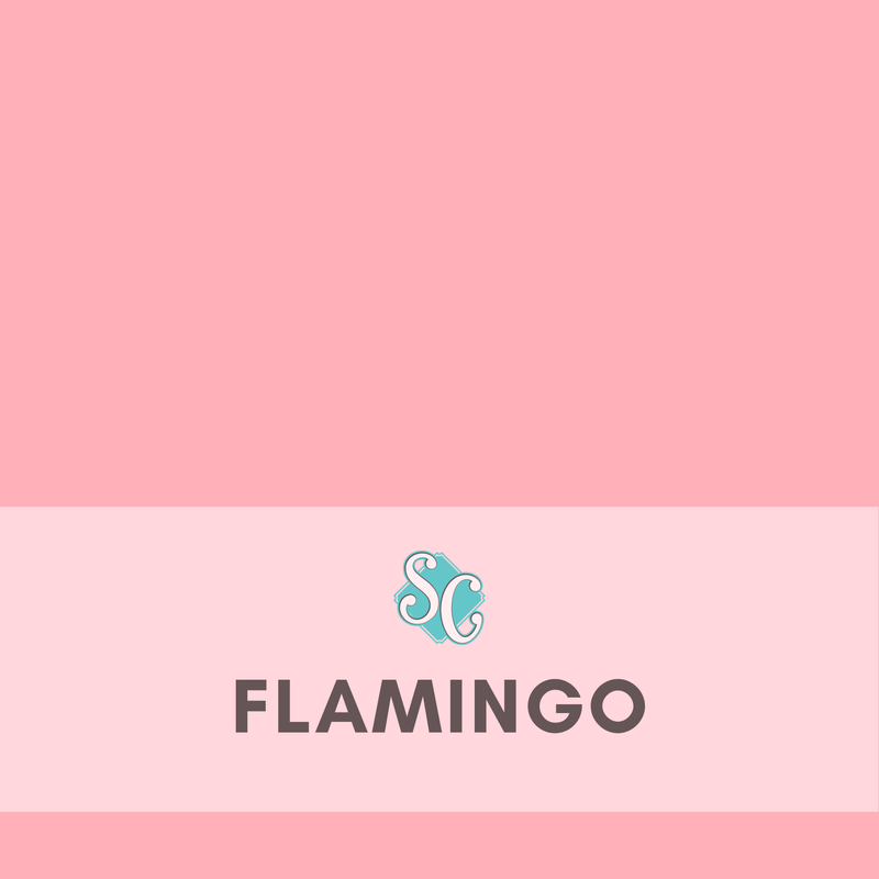 Flamingo / Pie Cuadrado (12"x12")