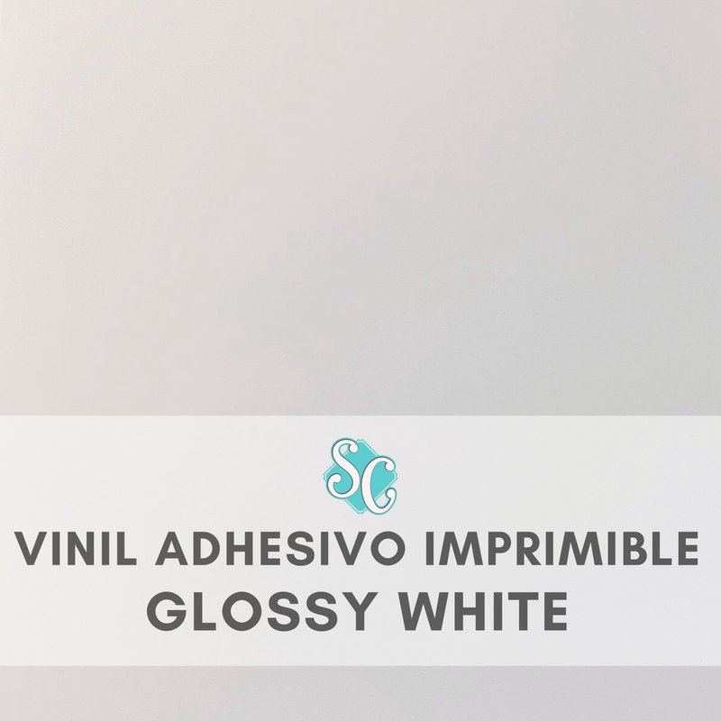 Glossy White / Paquete de 10 Hojas