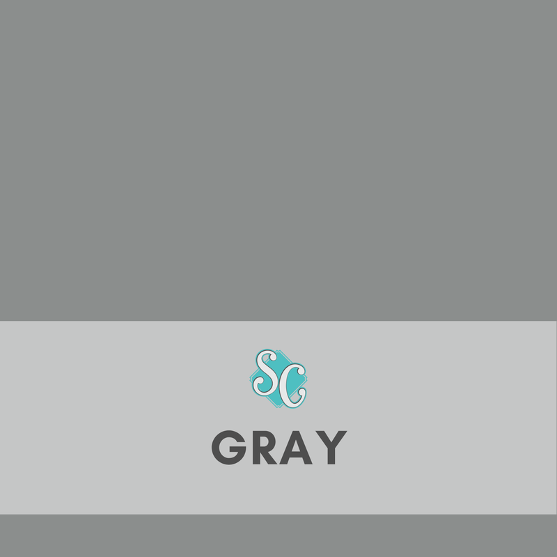 Gray / Pie Cuadrado (12"x12")