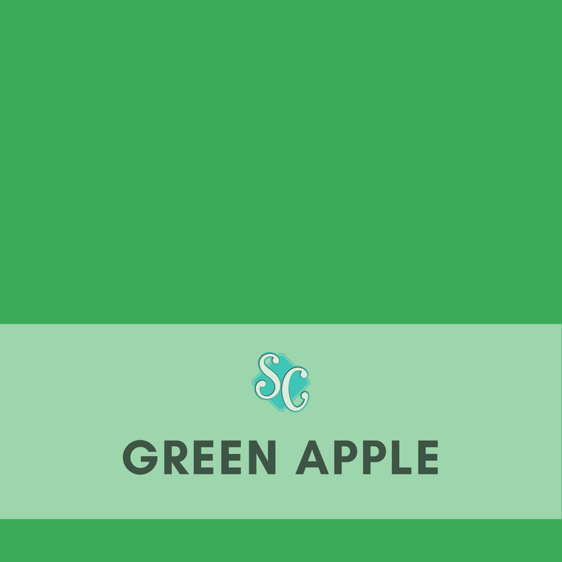 Green Apple / Pie Cuadrado (12"x12")