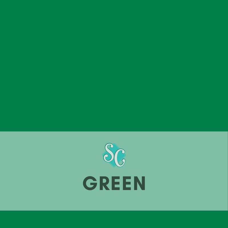 Green / Pie Cuadrado (12"x12")