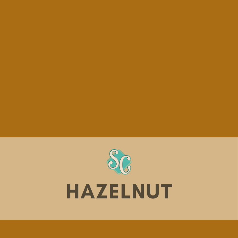 Hazelnut / Pie Cuadrado (12"x12")