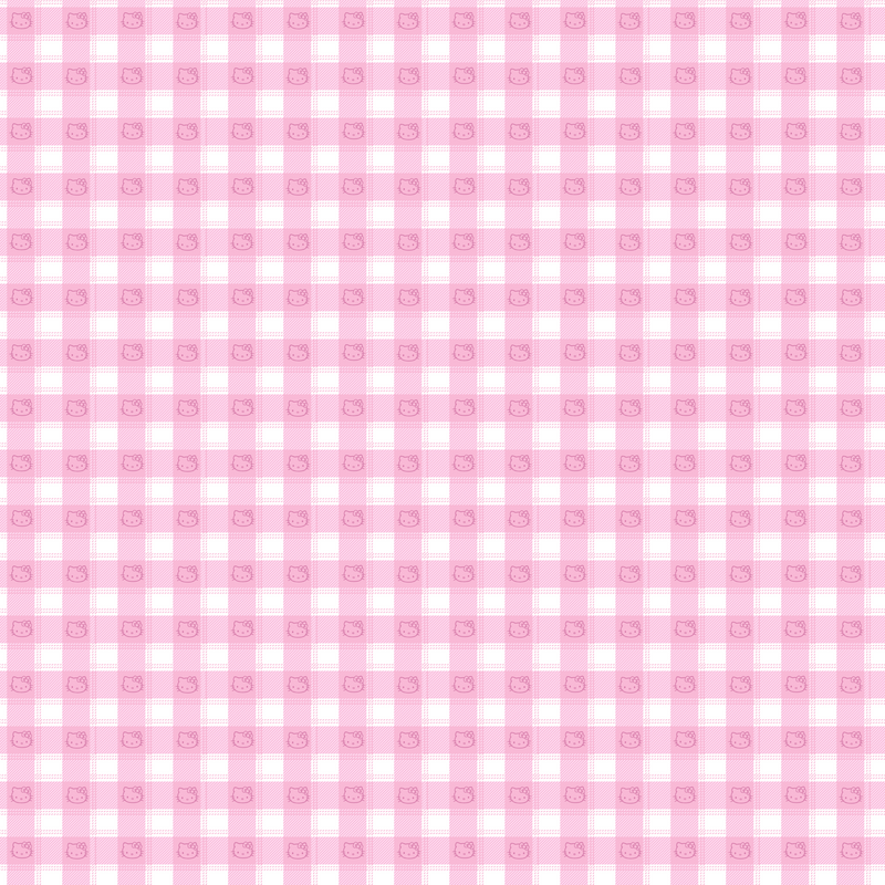 Pink Flannel Cat / Pie Cuadrado (12"x12")