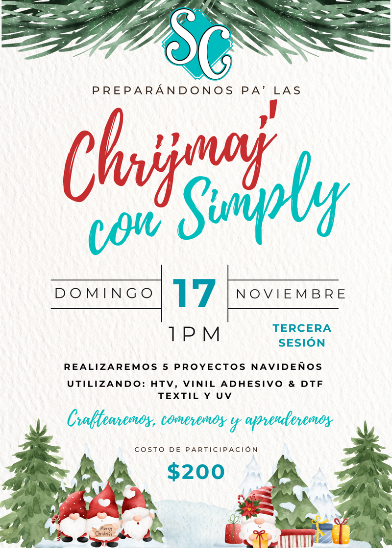 Taller: Preparándonos pa' las Crijmaj' con Simply 🎄🌟
