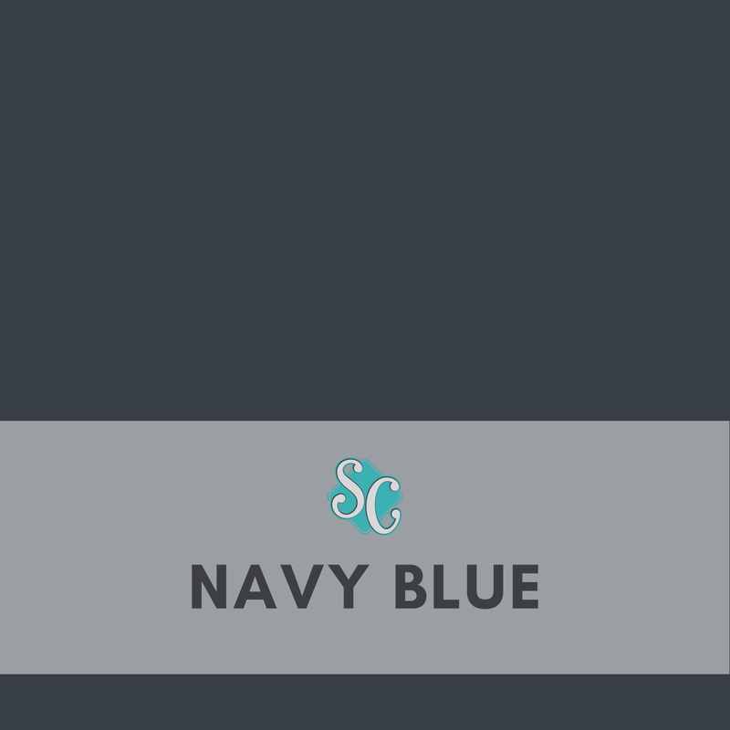 Navy / Pie Cuadrado (12"x12")