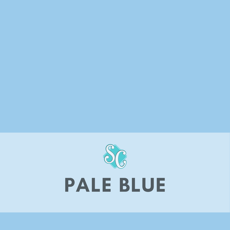 Pale Blue / Pie Cuadrado (12"x12")