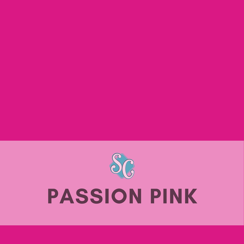 Passion Pink / Pie Cuadrado (12"x12")