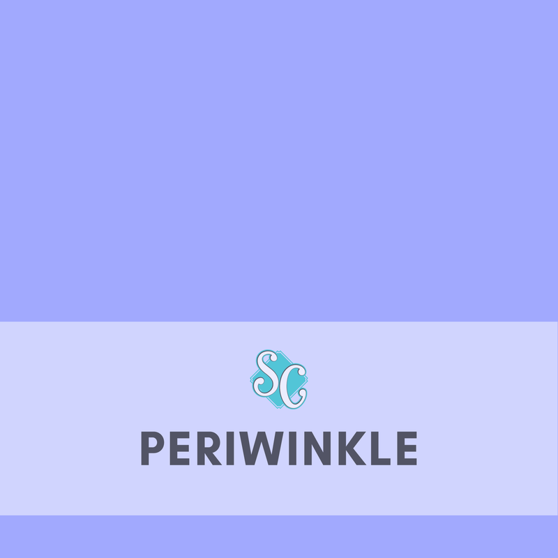 Periwinkle / Pie Cuadrado (12"x12")