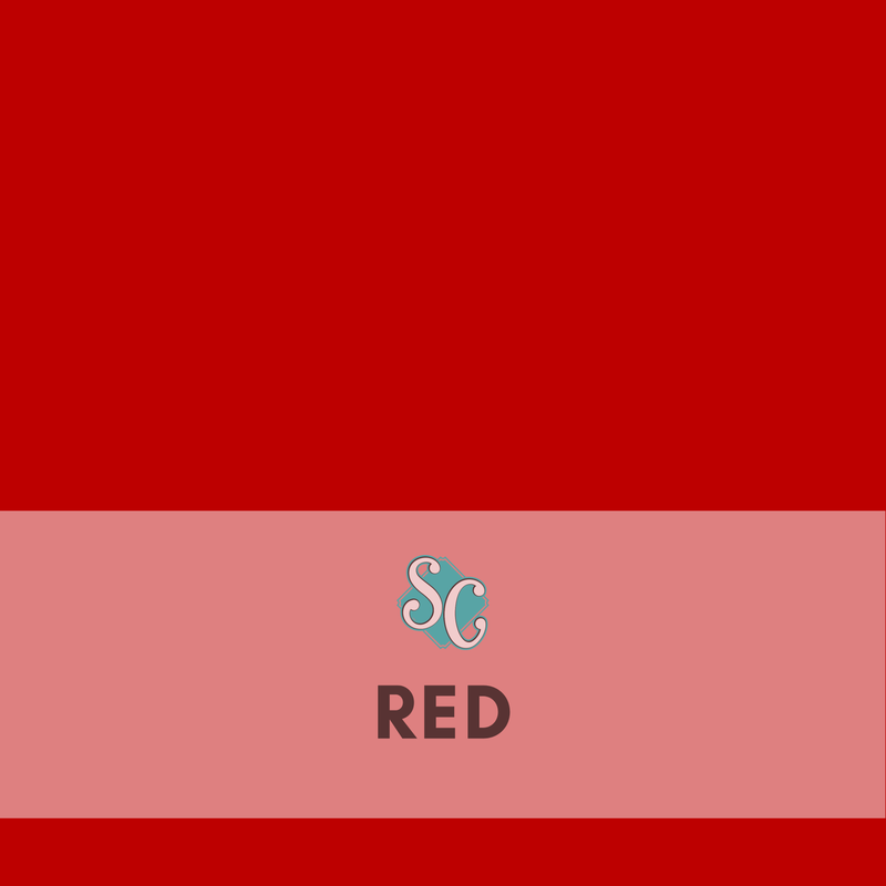 Red / Pie Cuadrado (12"x12")