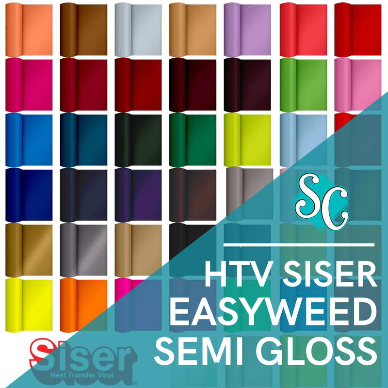 Easyweed - Siser™ (12") Pie Cuadrado - HTV Acabado Semi Gloss, Metallic & Neón