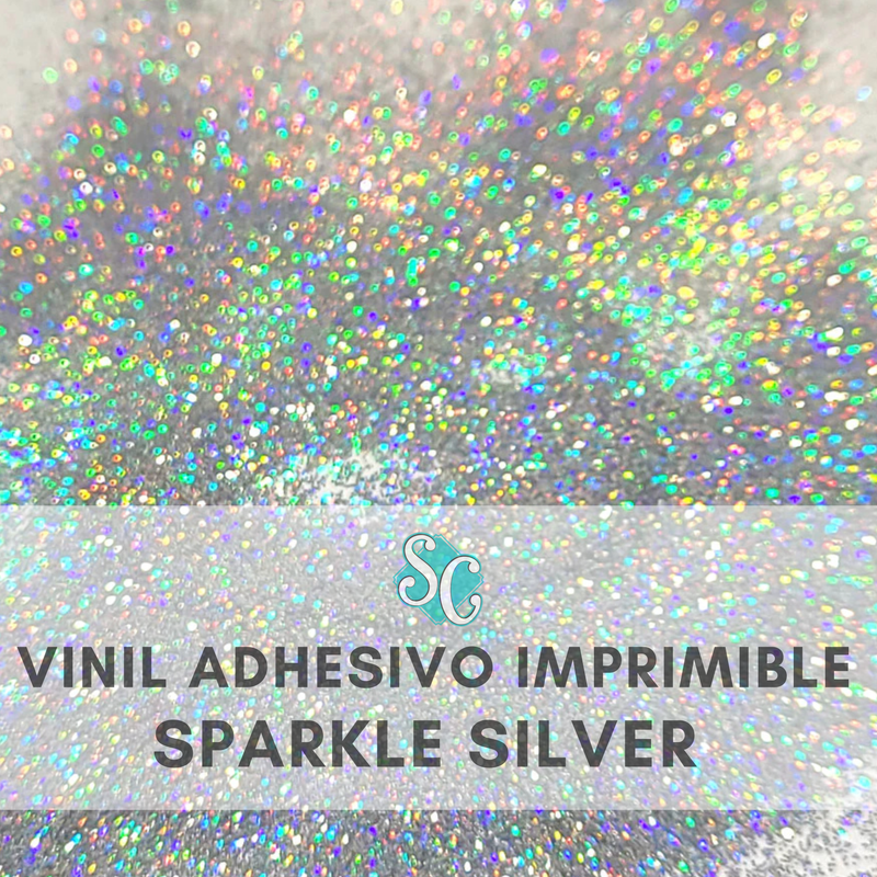 Sparkle Silver / Paquete de 10 Hojas