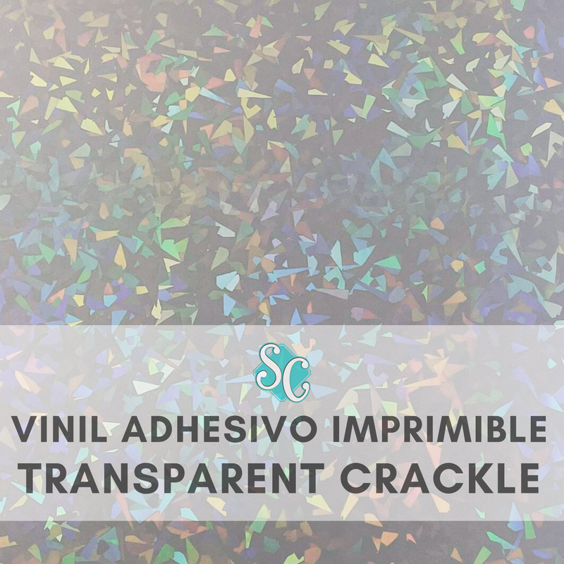 Transparent Crackle / Paquete de 10 Hojas