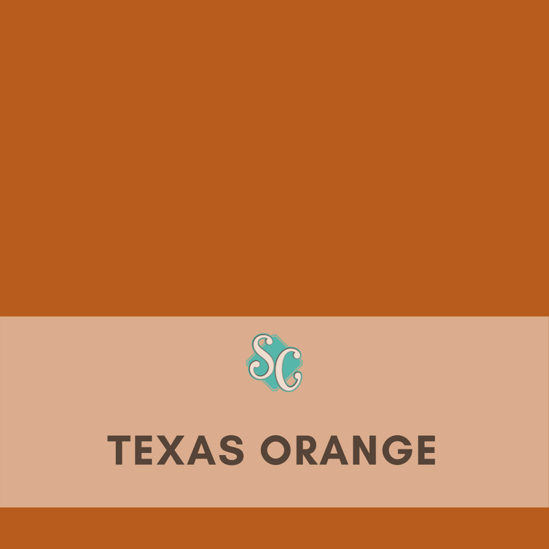 Matte Texas Orange / Yarda (12"x36")