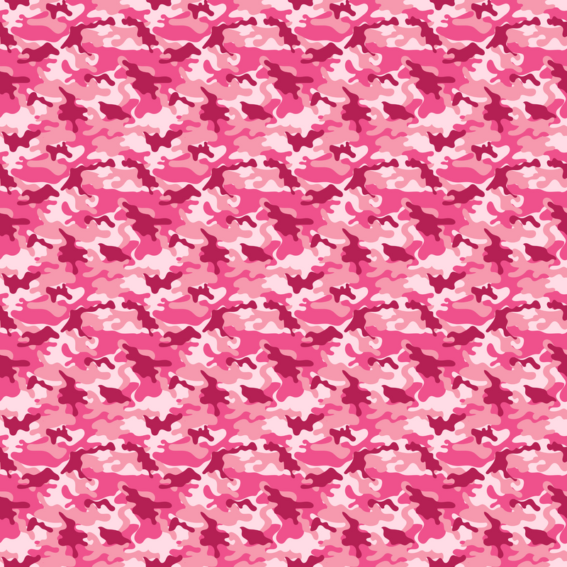 Pink Camo / Pie Cuadrado (12"x12")