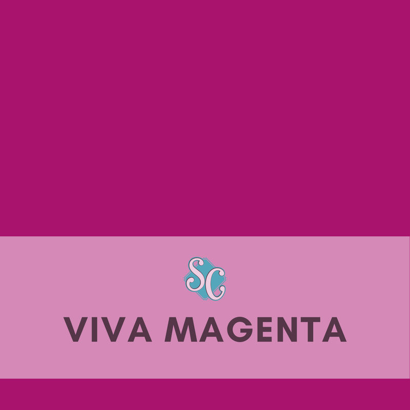 Viva Magenta / Pie Cuadrado (12"x12")