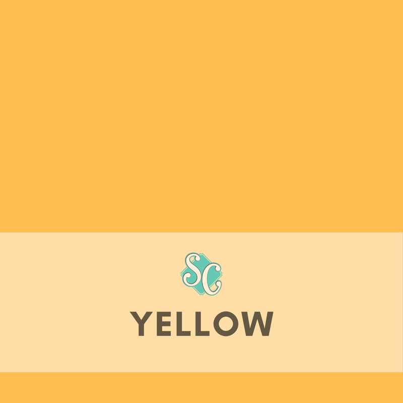 Yellow / Pie Cuadrado (12"x12")