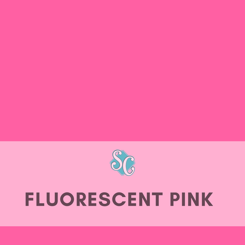 Fluorescent Pink / Pie Cuadrado 12"x 12"