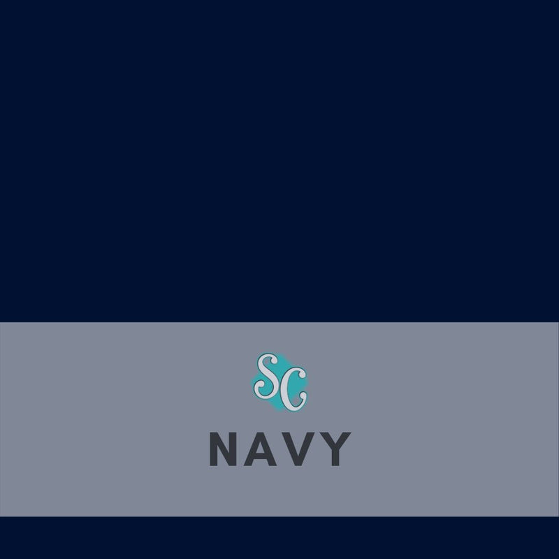 Navy / Pie Lineal (12"x15”)