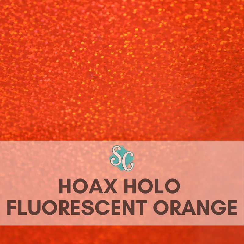 Fluorescent Orange (Hoax Holo) / Pie Cuadrado (12"x12")