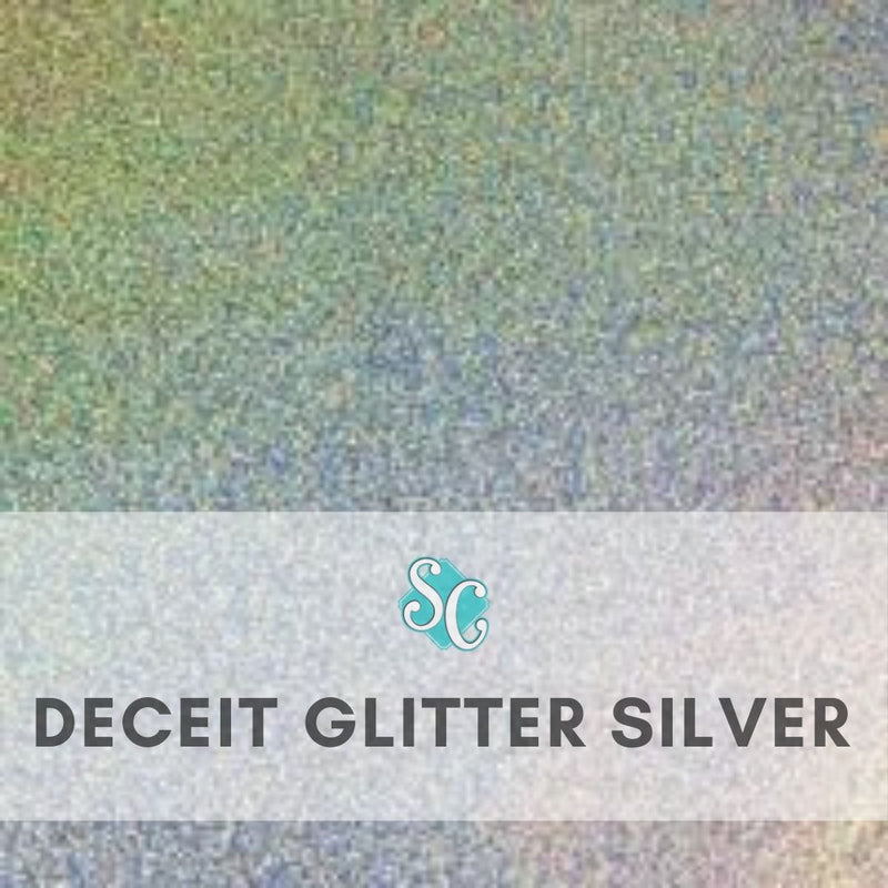 Silver  (Deceit Glitter) / Pie Cuadrado (12"x12")